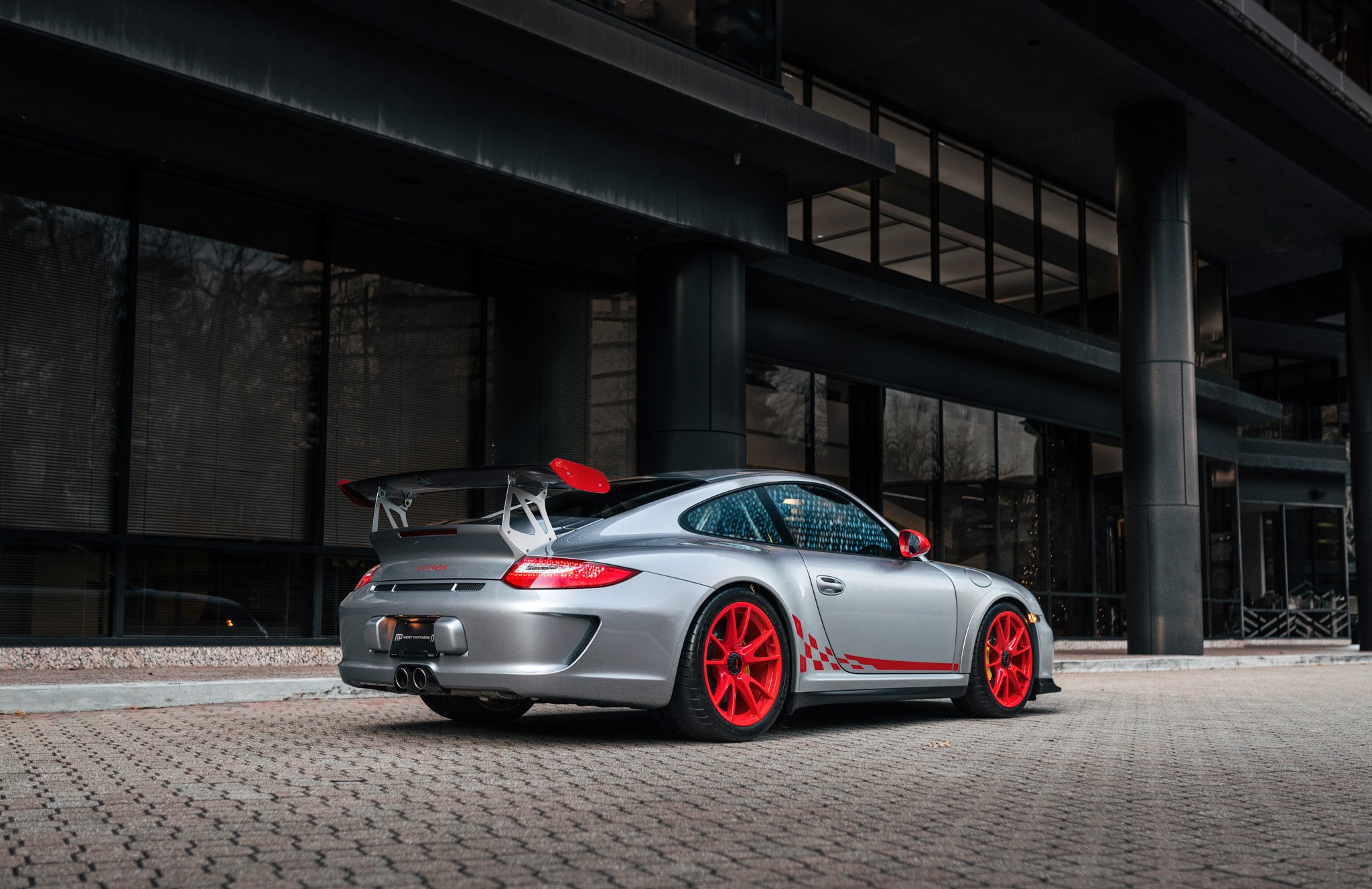 2010 porsche gt3rs in gt silver metallic