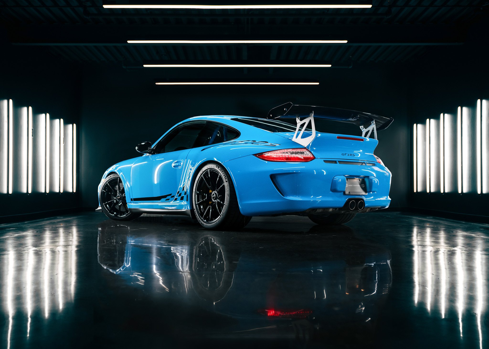 2011 Porsche GT3RS in Riviera Blue