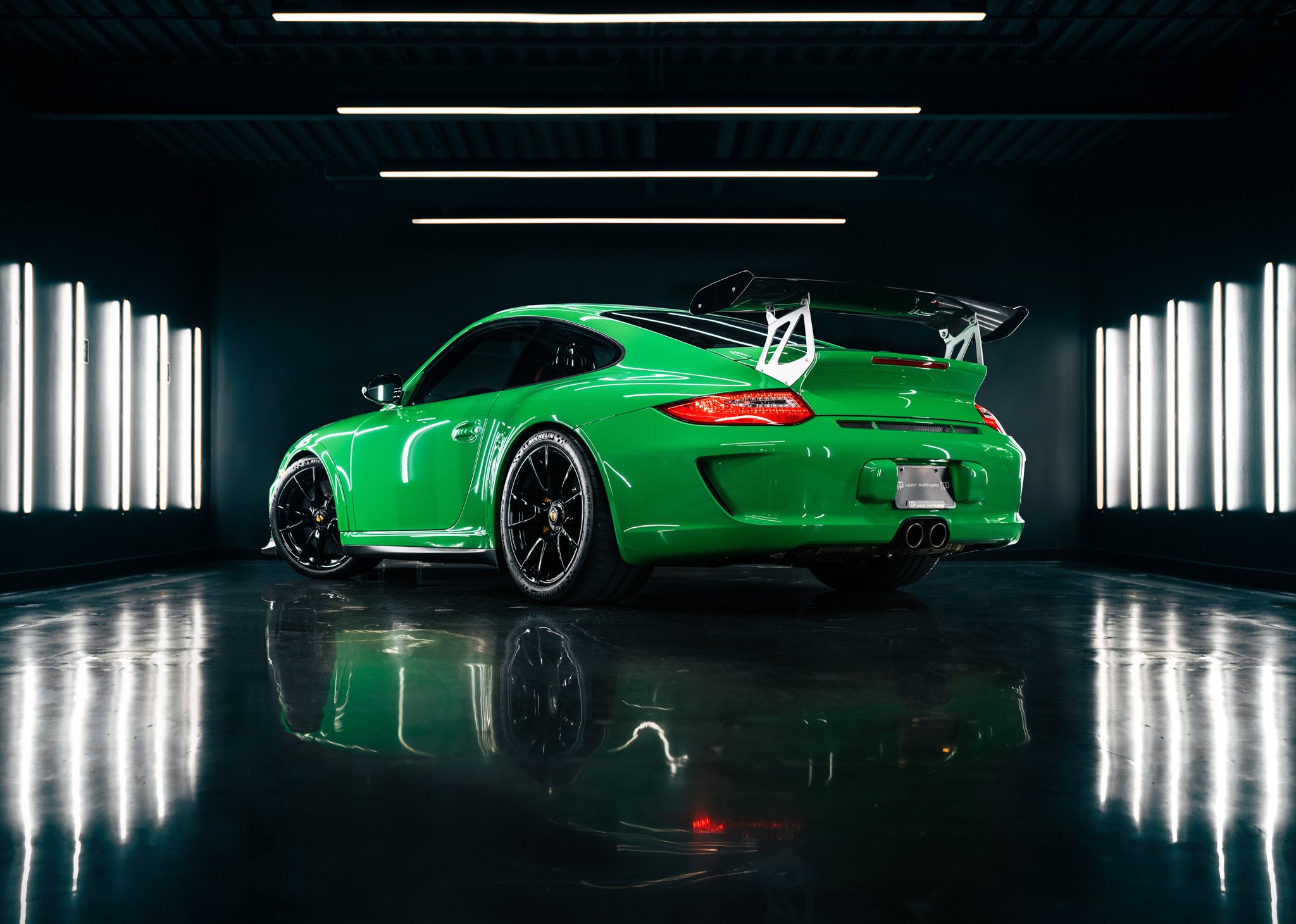 2011 Porsche GT3RS in RS Green