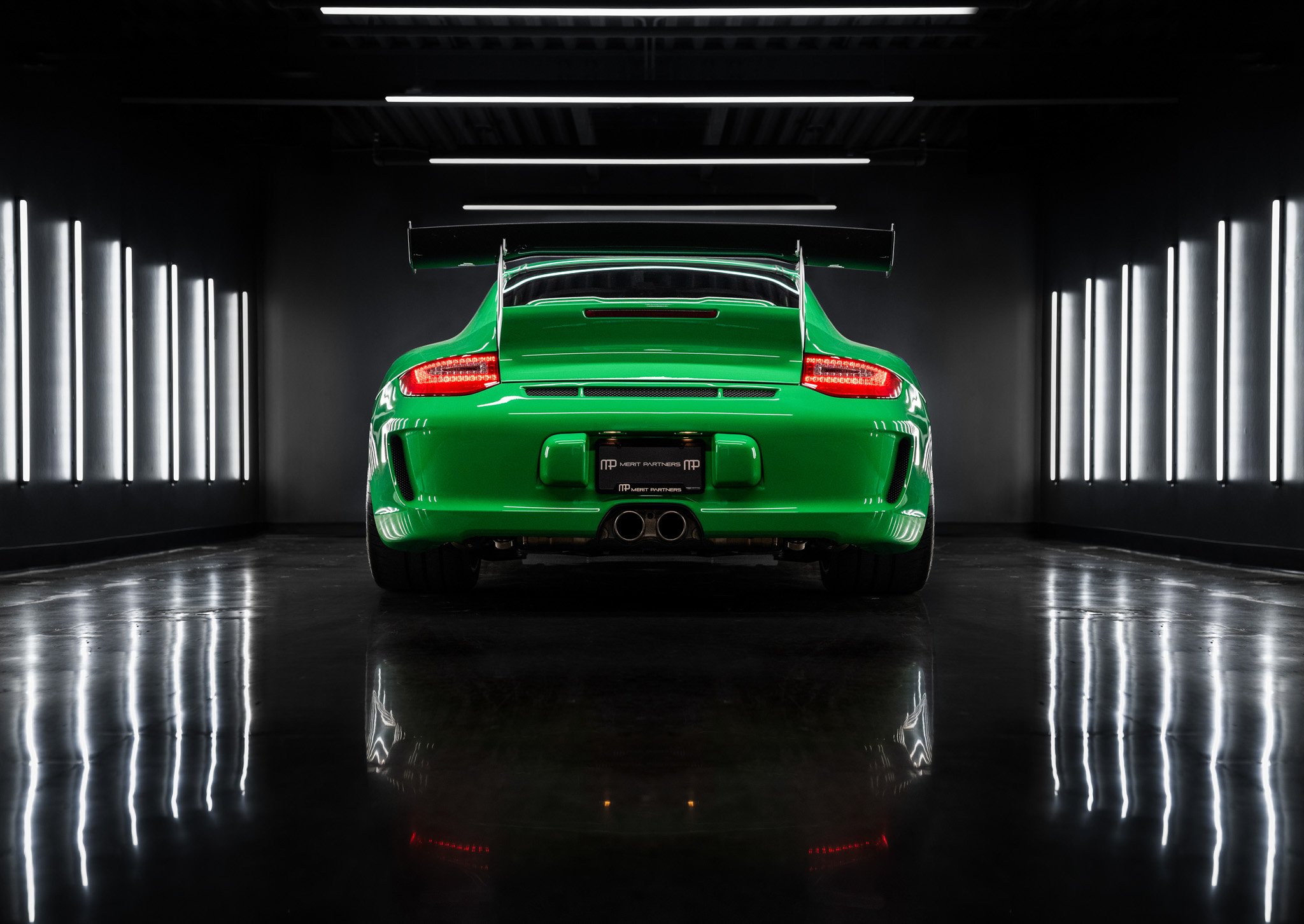 2011 Porsche GT3RS in RS Green