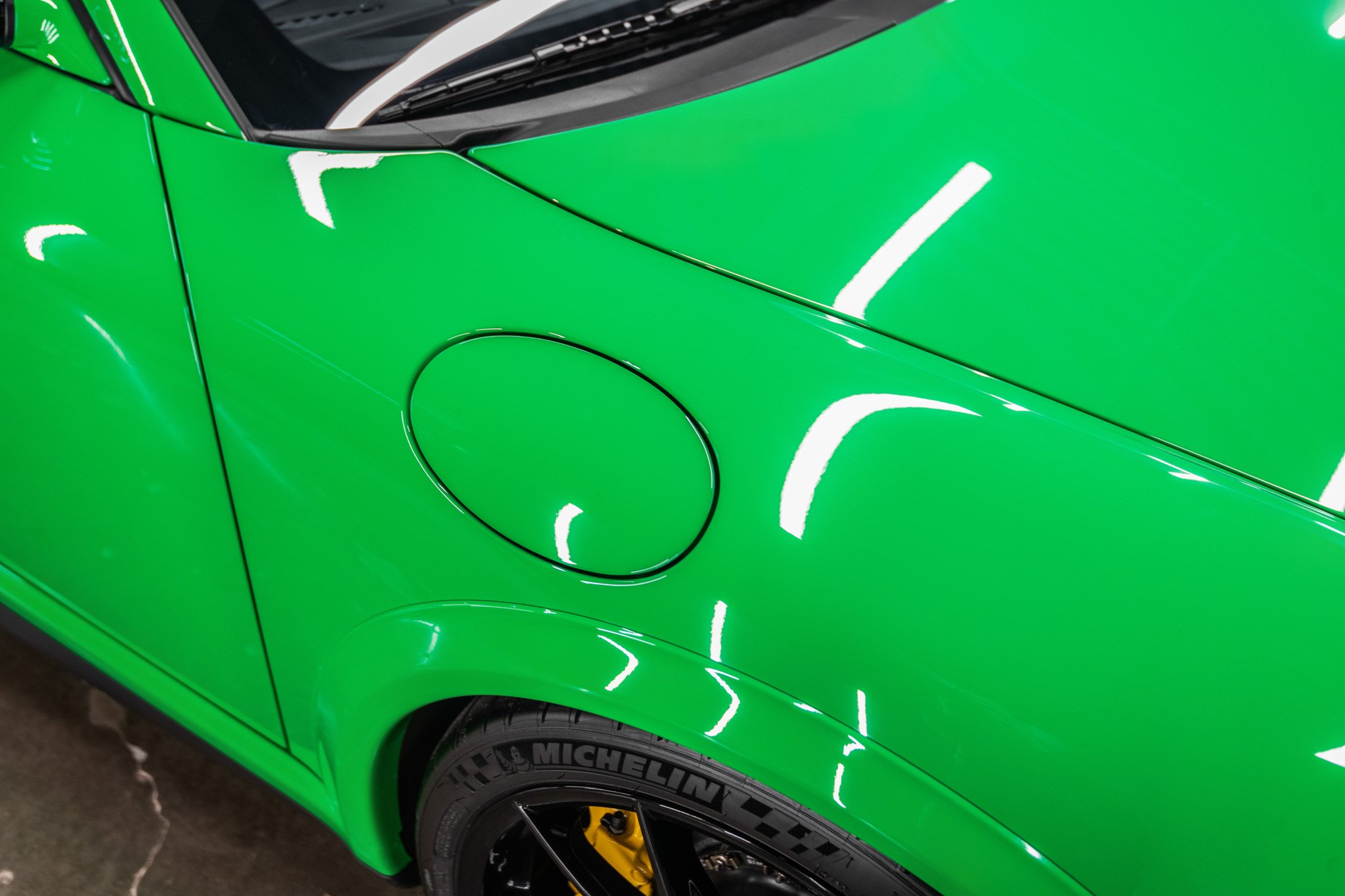 2011 Porsche GT3RS in RS Green